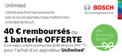 Offre pour Bosch Unlimited Serie | 8 BCS81EXC