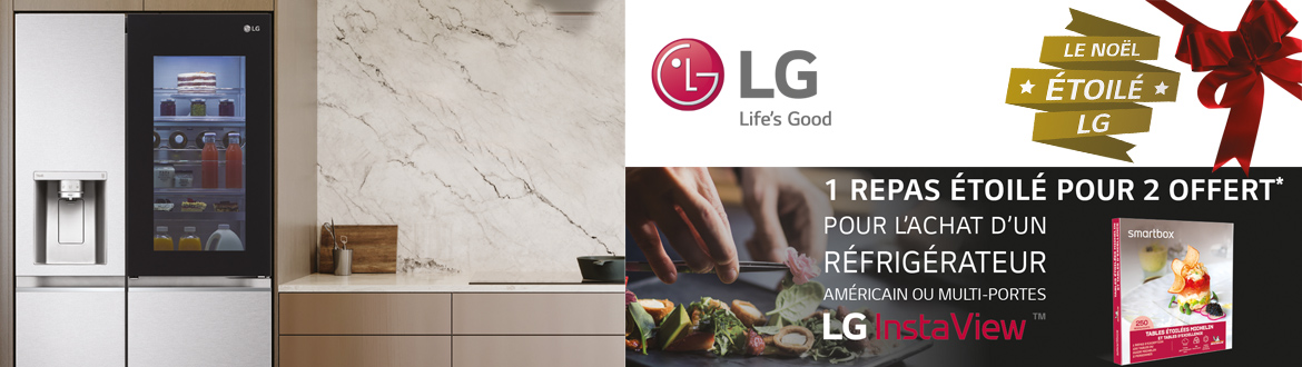 Offre pour LG InstaView Door-in-Door GSXV90MBAE