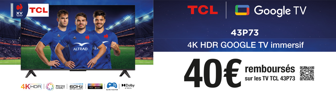 Offre pour TCL 43P735 2022
