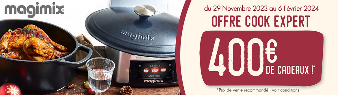 Robot cuiseur multifonction cook expert chromé mat